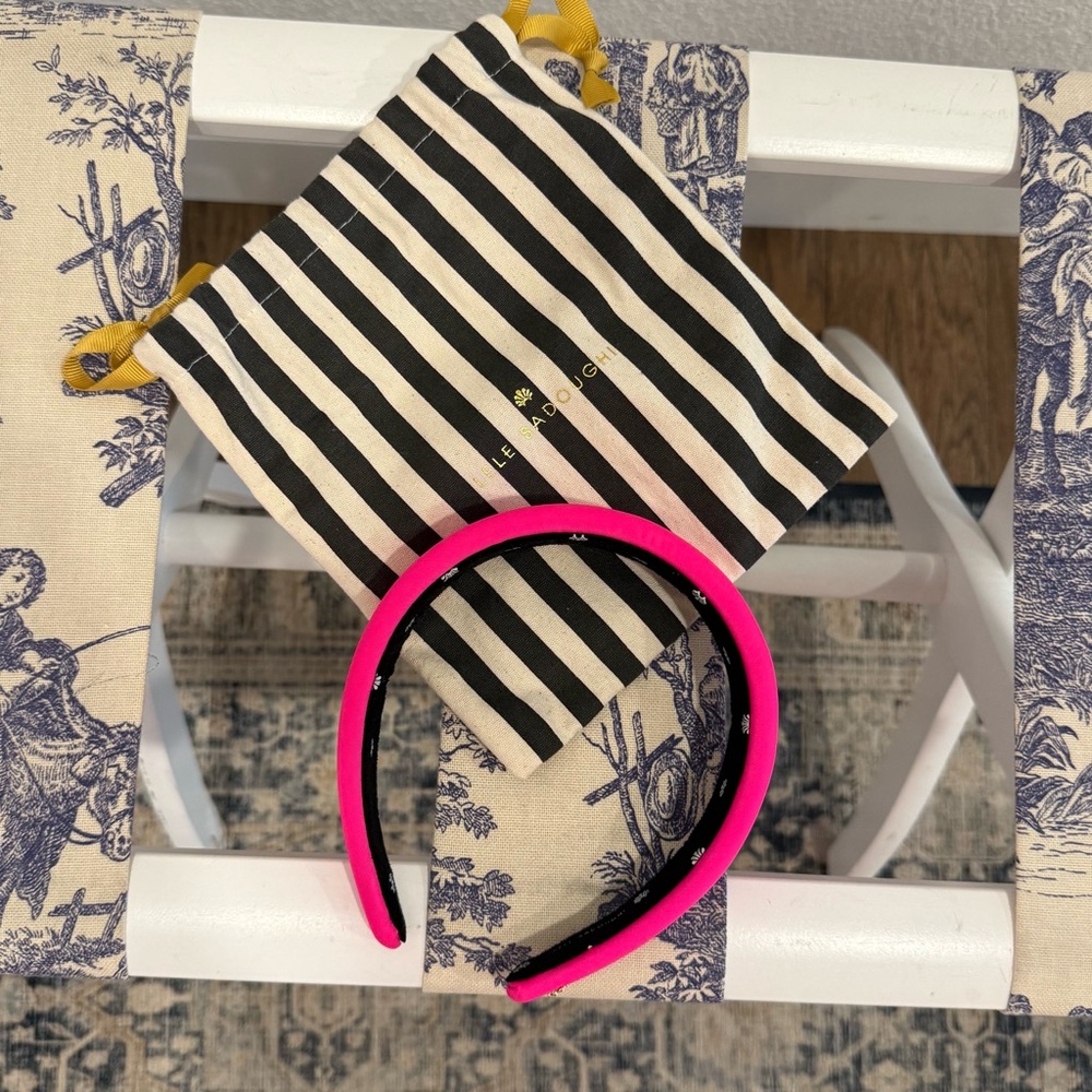 Lele Sadoughi Pink Headband